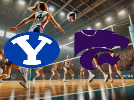 BYU Cougars at Kansas State Wildcats Womens Volleyball